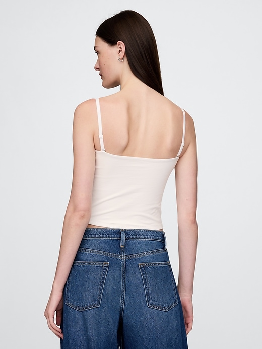 top a tubino corto a maglia stretta