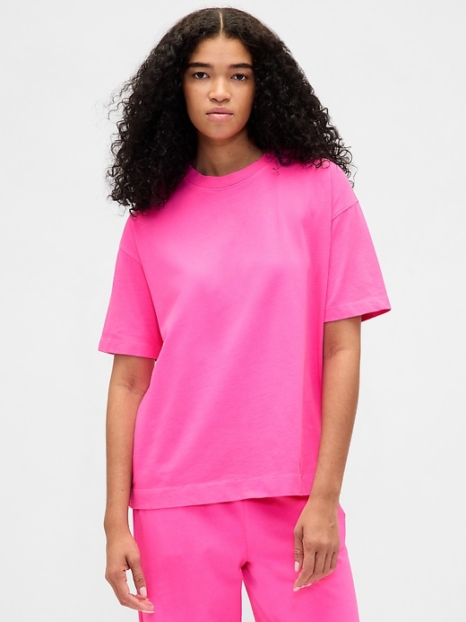 maglietta oversize pesante