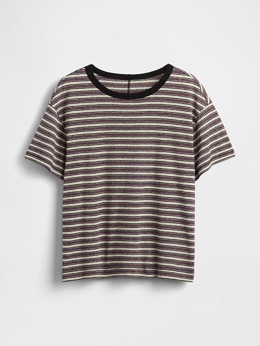 t-shirt in misto lino