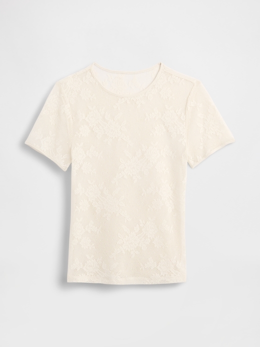 top in pizzo floreale a rete