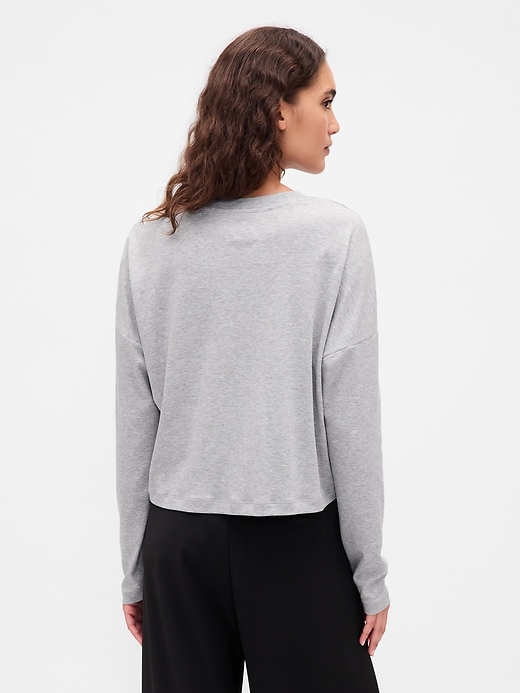 t-shirt corta oversize in cotone supima