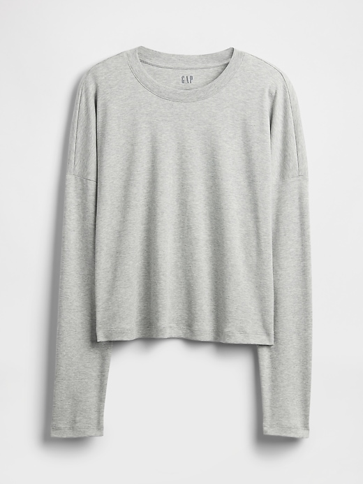 t-shirt corta oversize in cotone supima