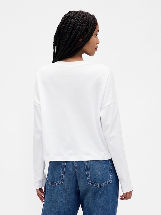 t-shirt corta oversize in cotone supima