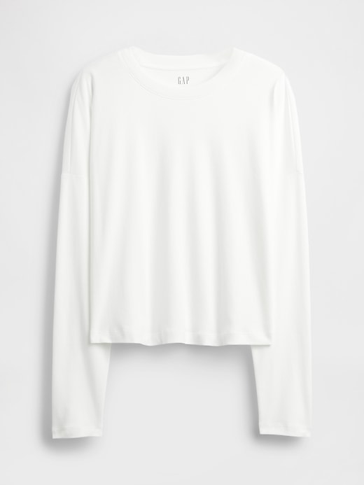 t-shirt corta oversize in cotone supima
