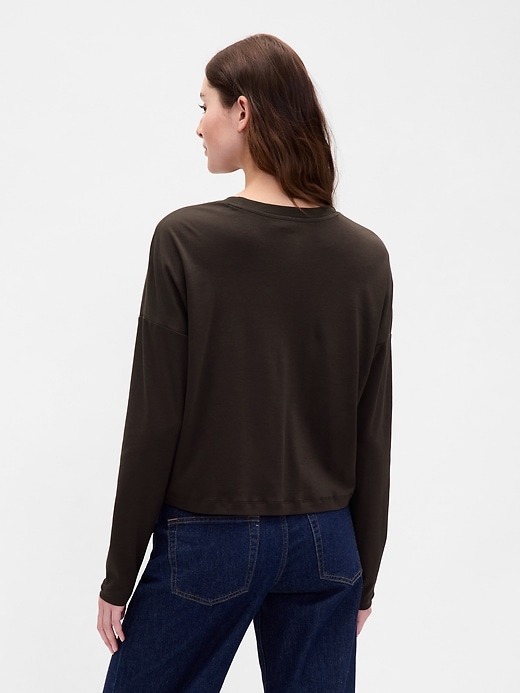 t-shirt corta oversize in cotone supima