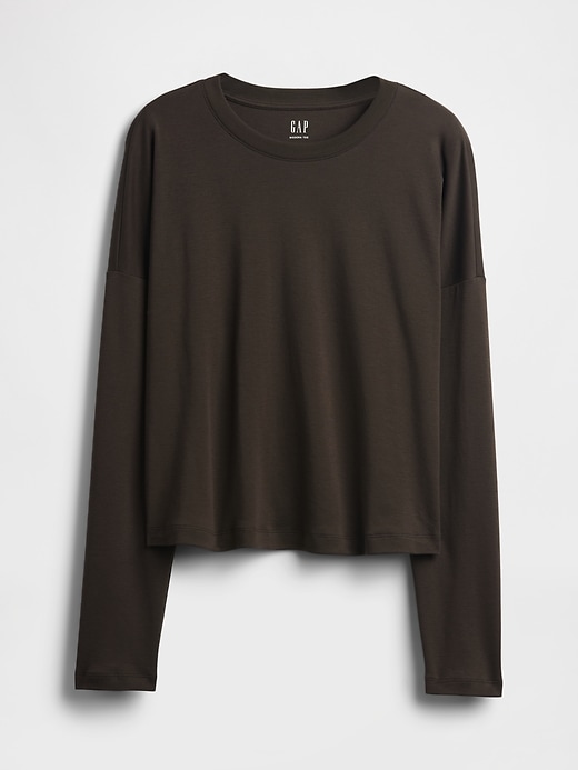 t-shirt corta oversize in cotone supima