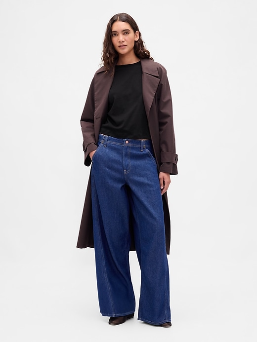 t-shirt corta oversize in cotone supima