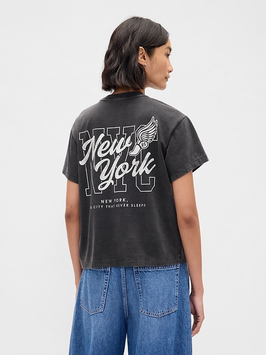 maglietta grafica relaxed nyc