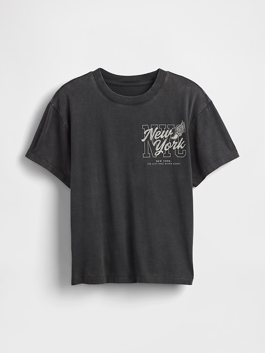 maglietta grafica relaxed nyc