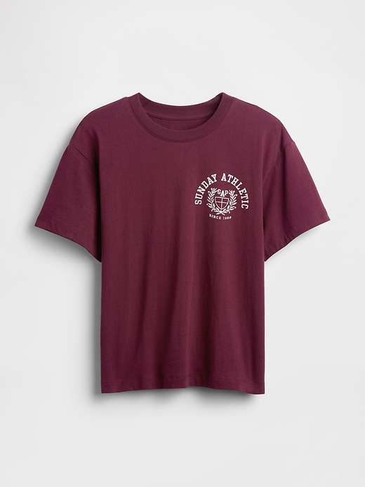 maglietta con logo grafico rilassato