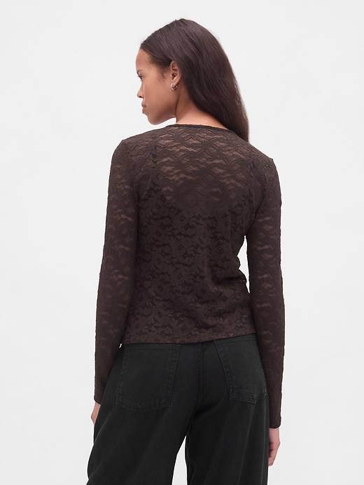 cardigan in pizzo