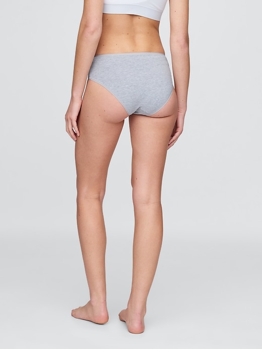 pantaloni a vita bassa in cotone elasticizzato biologico