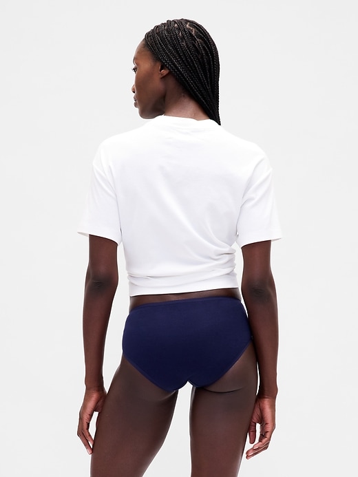 pantaloni a vita bassa in cotone elasticizzato biologico
