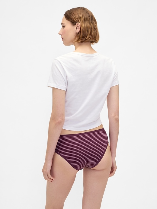 pantaloni a vita bassa in cotone elasticizzato biologico