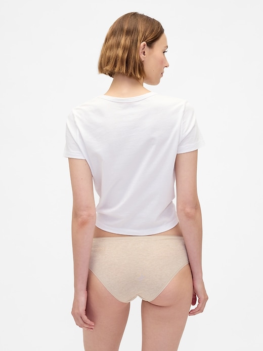 pantaloni a vita bassa in cotone elasticizzato biologico
