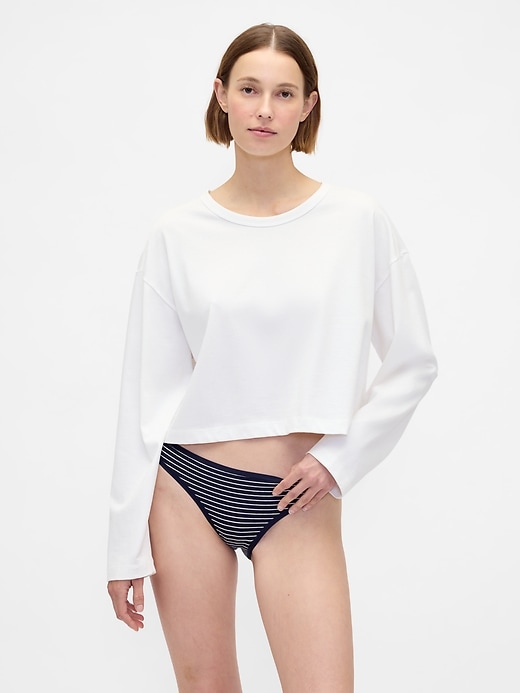 bikini in cotone elasticizzato biologico