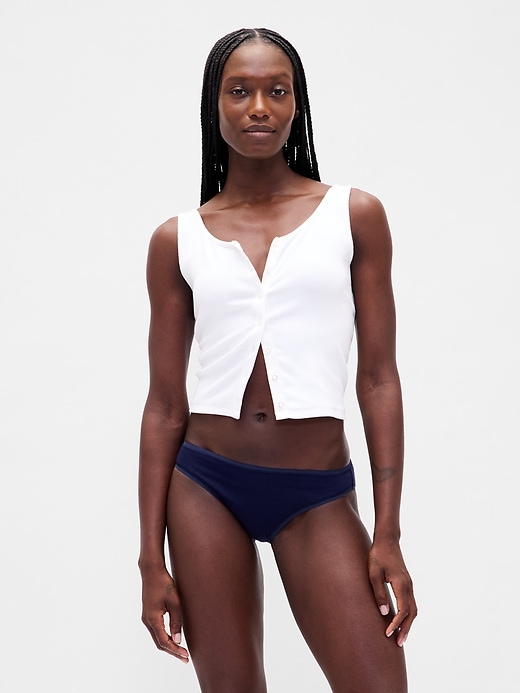 bikini in cotone elasticizzato biologico