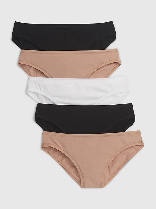 bikini in cotone elasticizzato biologico confezione da 5