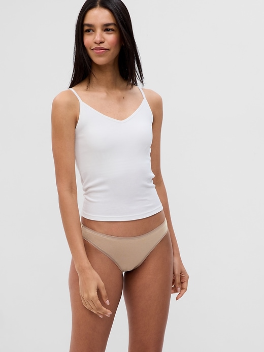 slip bikini in cotone elasticizzato biologico confezione da 3