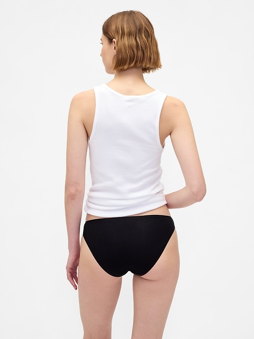 slip bikini in cotone elasticizzato biologico confezione da 3