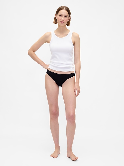 slip bikini in cotone elasticizzato biologico confezione da 3