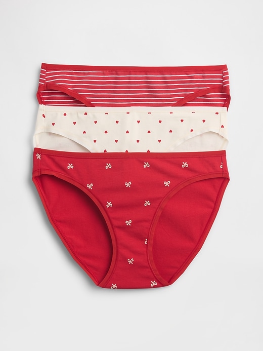 bikini in cotone elasticizzato biologico confezione da 3