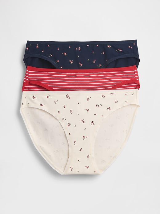 bikini in cotone elasticizzato biologico confezione da 3