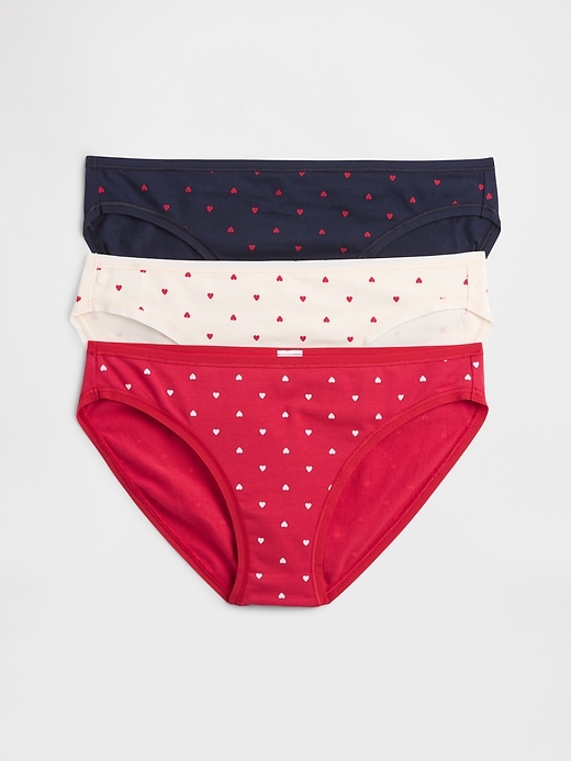 bikini in cotone elasticizzato biologico confezione da 3
