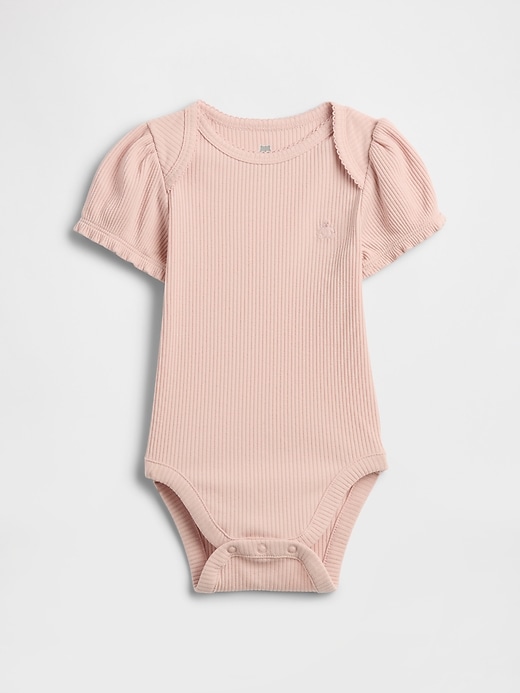 baby first favorites tinyrib body con maniche a sbuffo