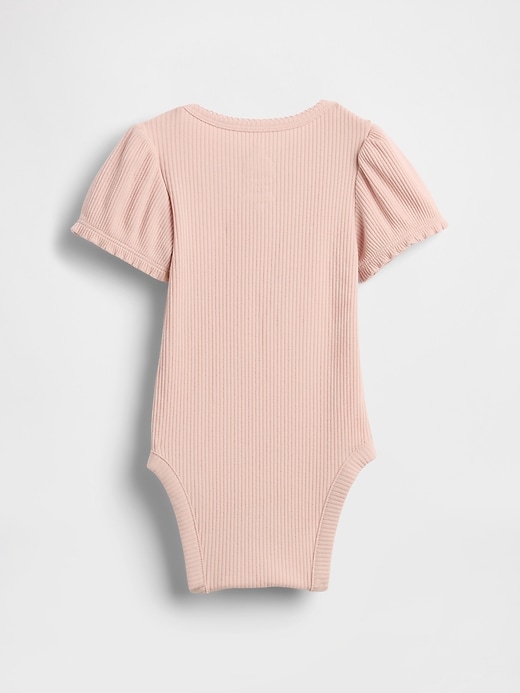 baby first favorites tinyrib body con maniche a sbuffo
