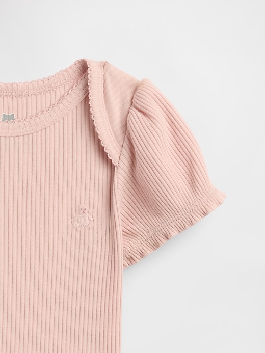 baby first favorites tinyrib body con maniche a sbuffo