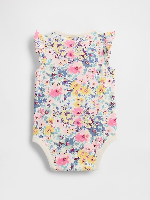 body con volant in cotone biologico baby first favorites