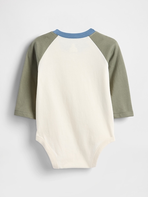 body raglan in cotone biologico baby first favorites