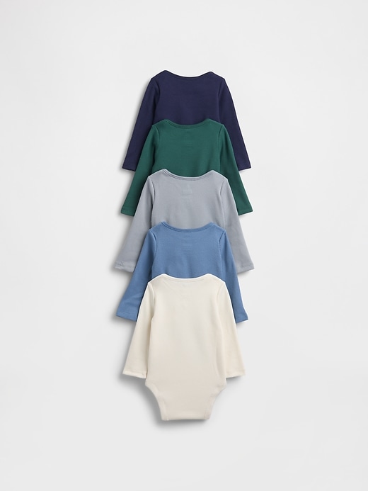 baby first favorites - body con tasche in tessuto a nido dape in morbida spugna confezione da 5