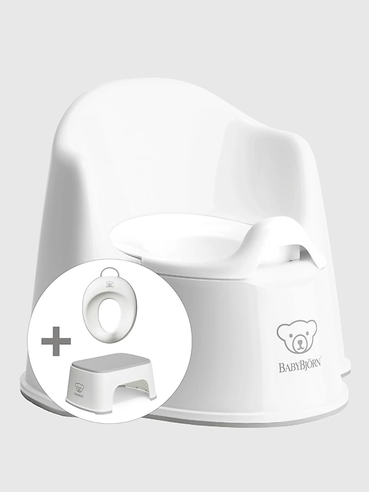 set per laddestramento al vasino babybjorn baby 3 pezzi