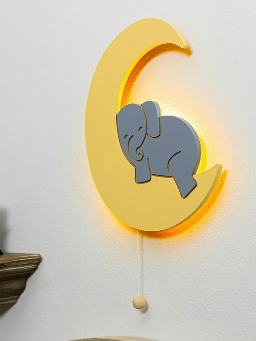 lumidreams applique elefante sulla luna