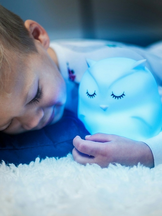 luce notturna a forma di gufo lumipets