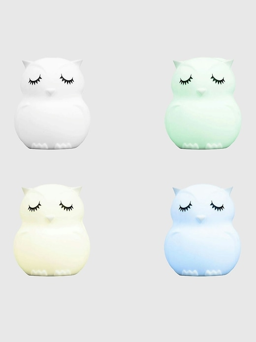 luce notturna a forma di gufo lumipets