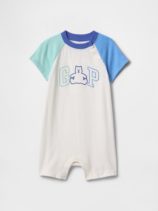 costume intero corto con logo baby gap
