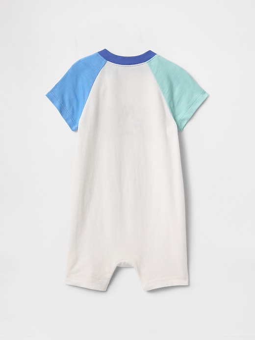 costume intero corto con logo baby gap