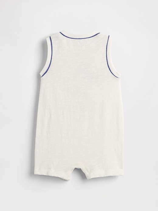 gap × disney baby topolino in cotone biologico shorty one-piece