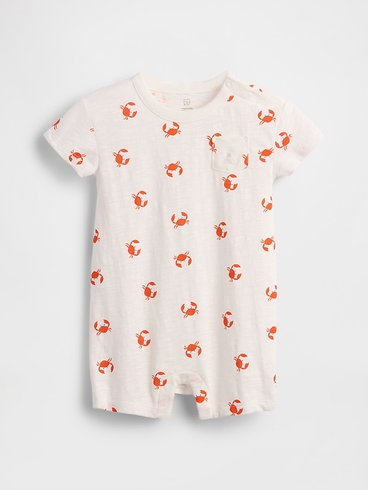 baby pocket shorty one-piece
