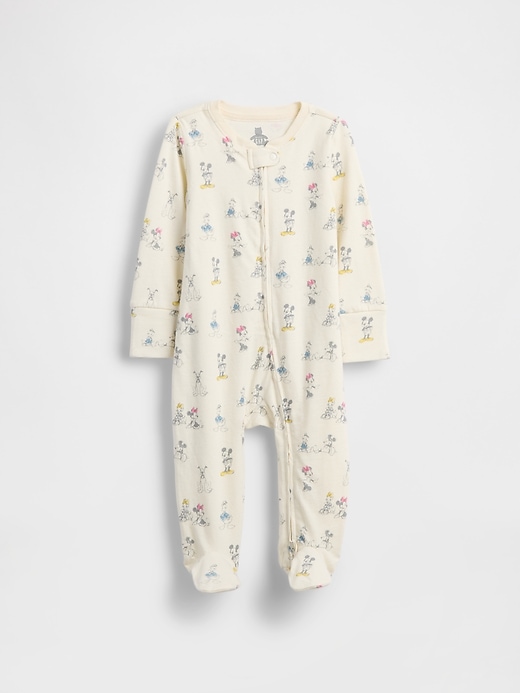 gap × disney baby tutina intera in cotone biologico con piedini
