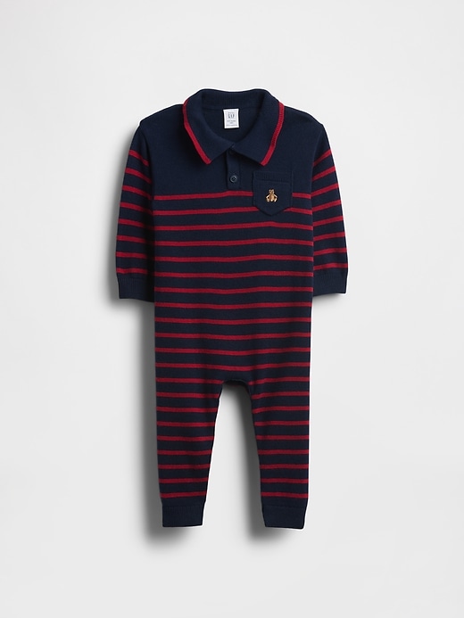 maglione polo per neonati in un unico pezzo