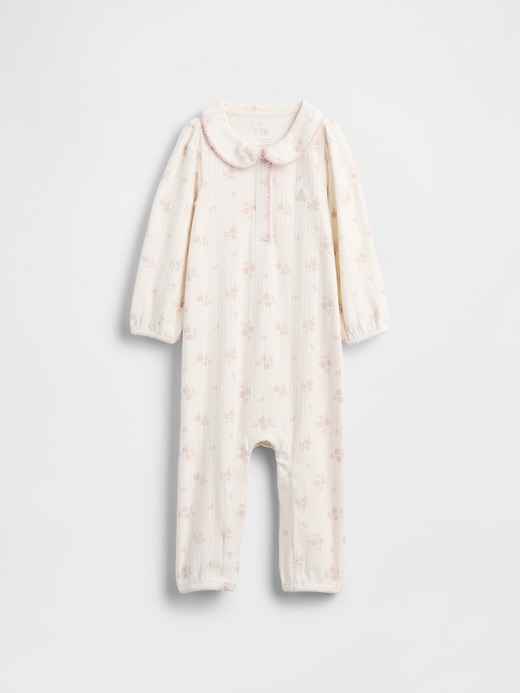 baby softspun pointelle costume intero senza piedi