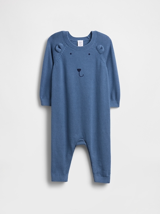 maglione intero a forma di orsetto