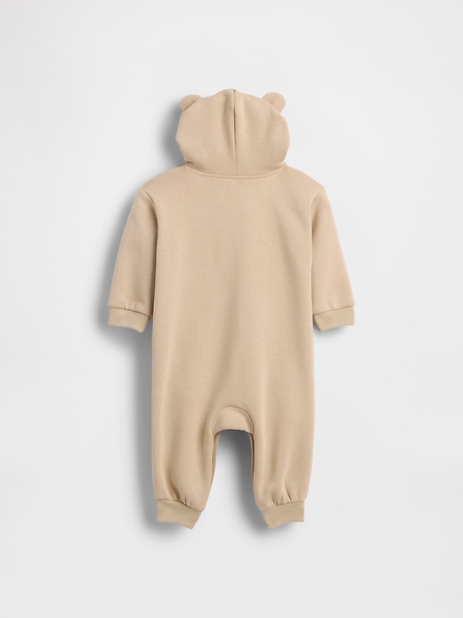felpa con cappuccio e logo baby vintagesoft in un unico pezzo