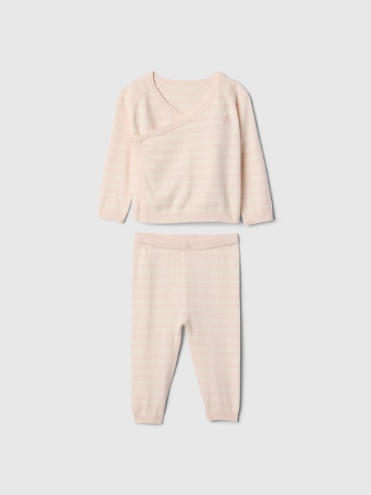 set maglione incrociato per neonato