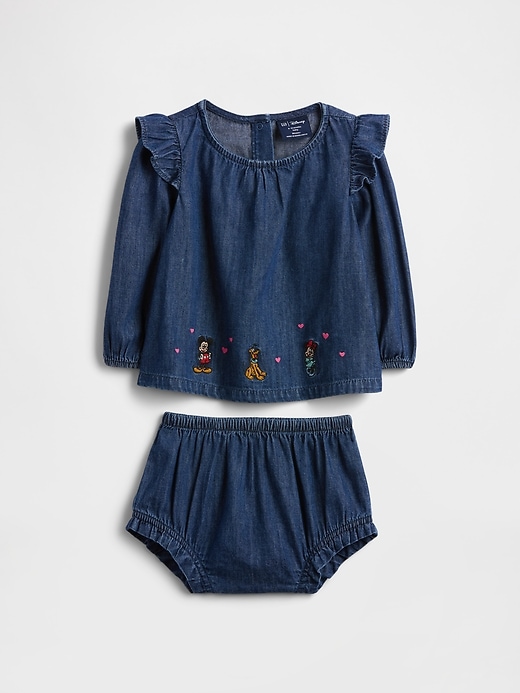 set di abiti in denim per neonati gap × disney