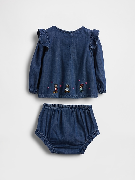 set di abiti in denim per neonati gap × disney